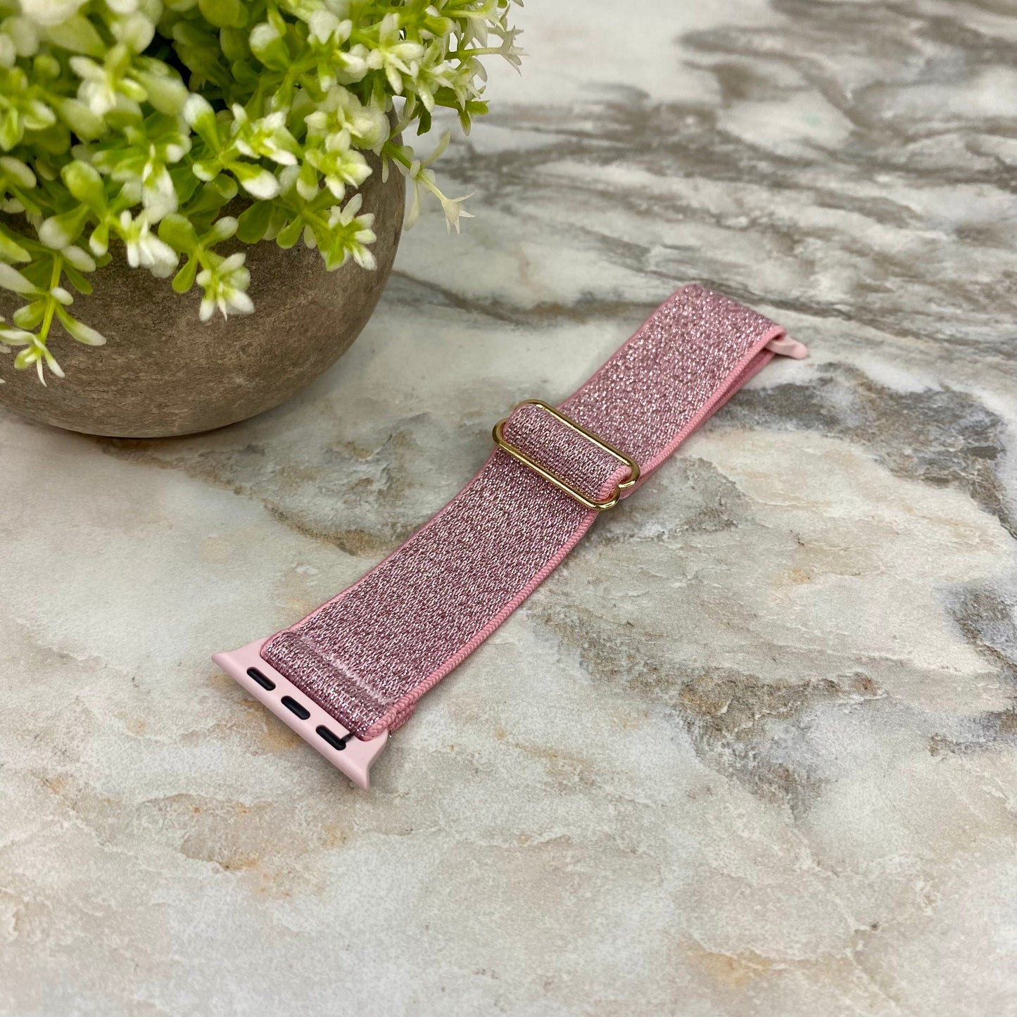 Watch Band - Stretchy Spandex - Solid Shimmer