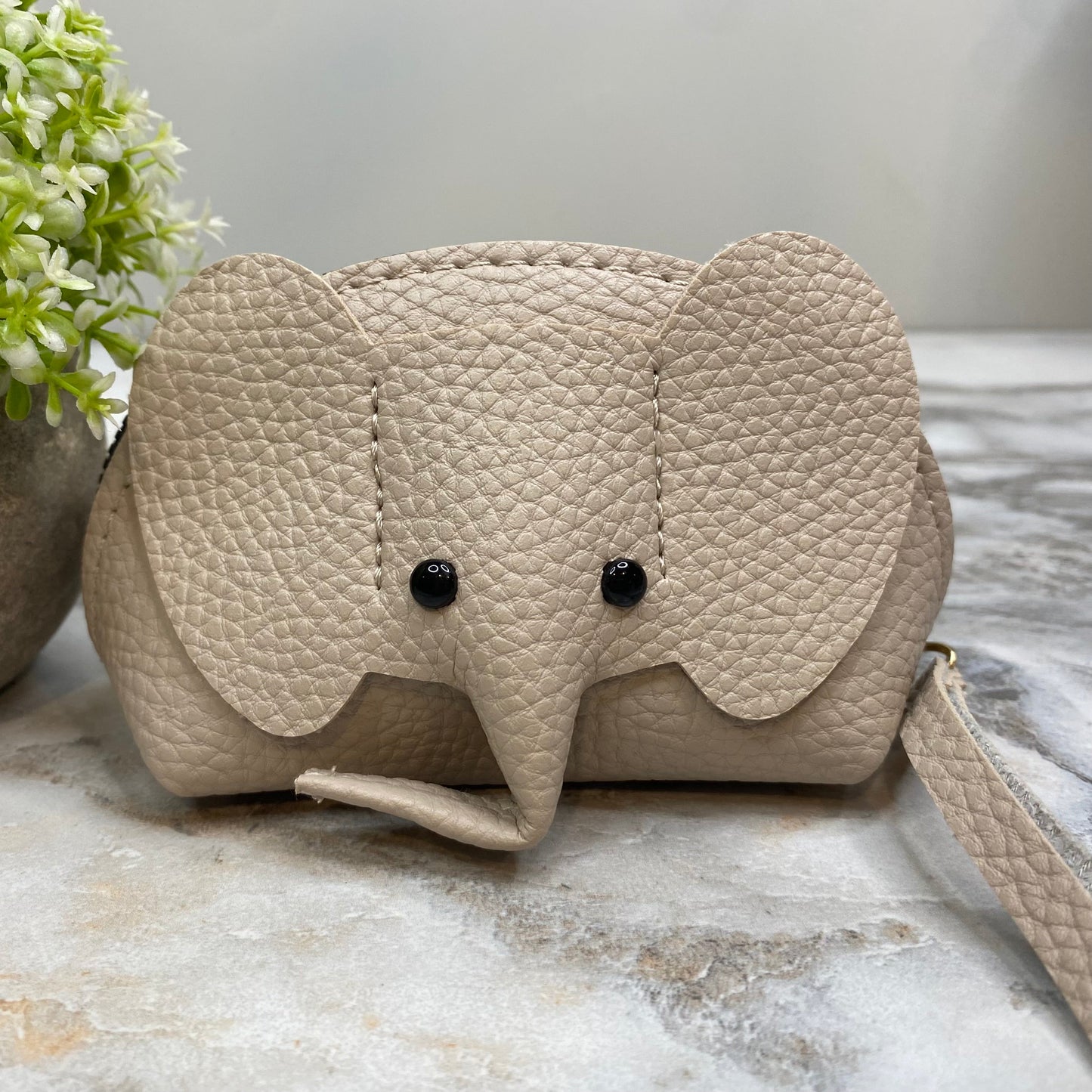 Wristlet Coin Pouch Wallet - Elephant