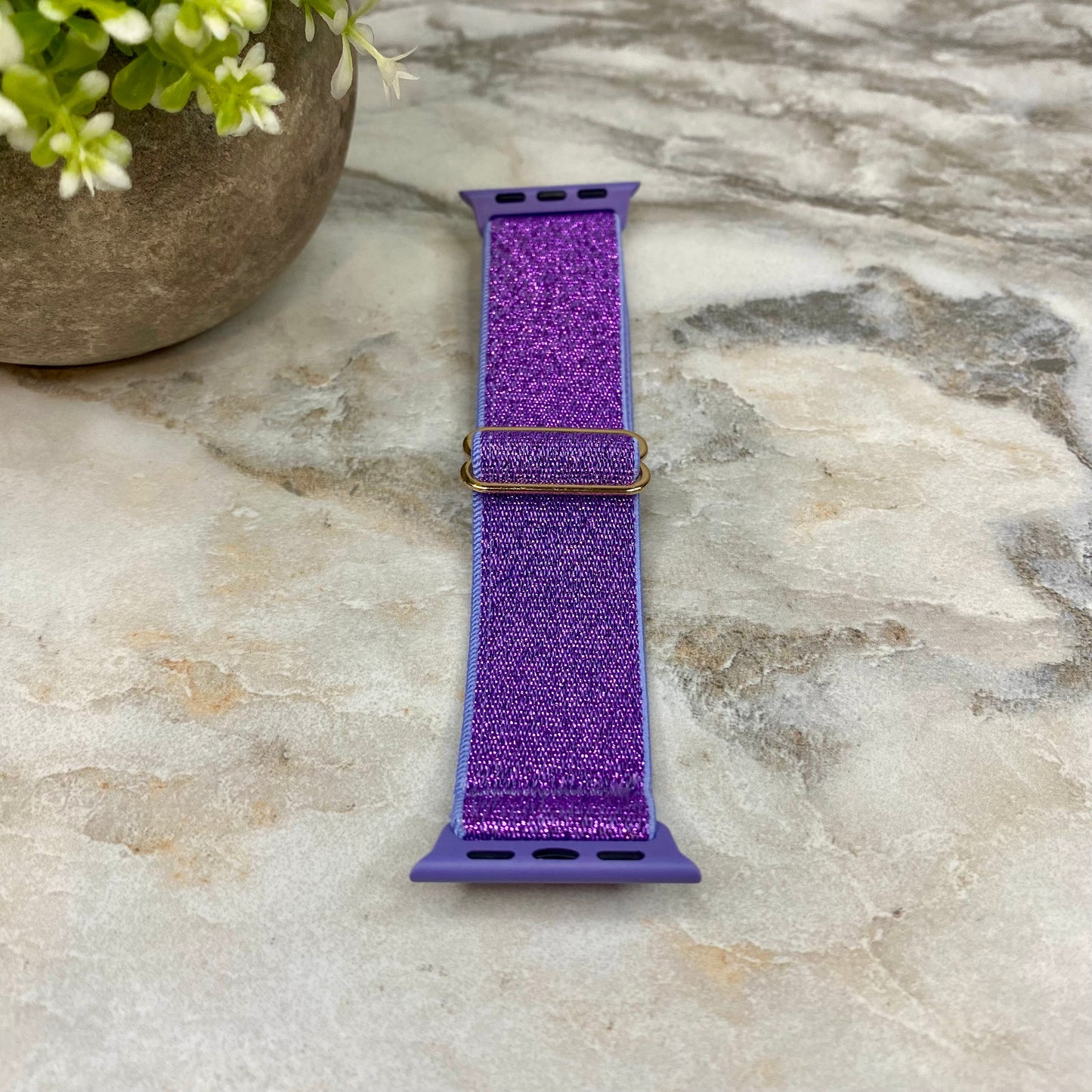 Watch Band - Stretchy Spandex - Solid Shimmer