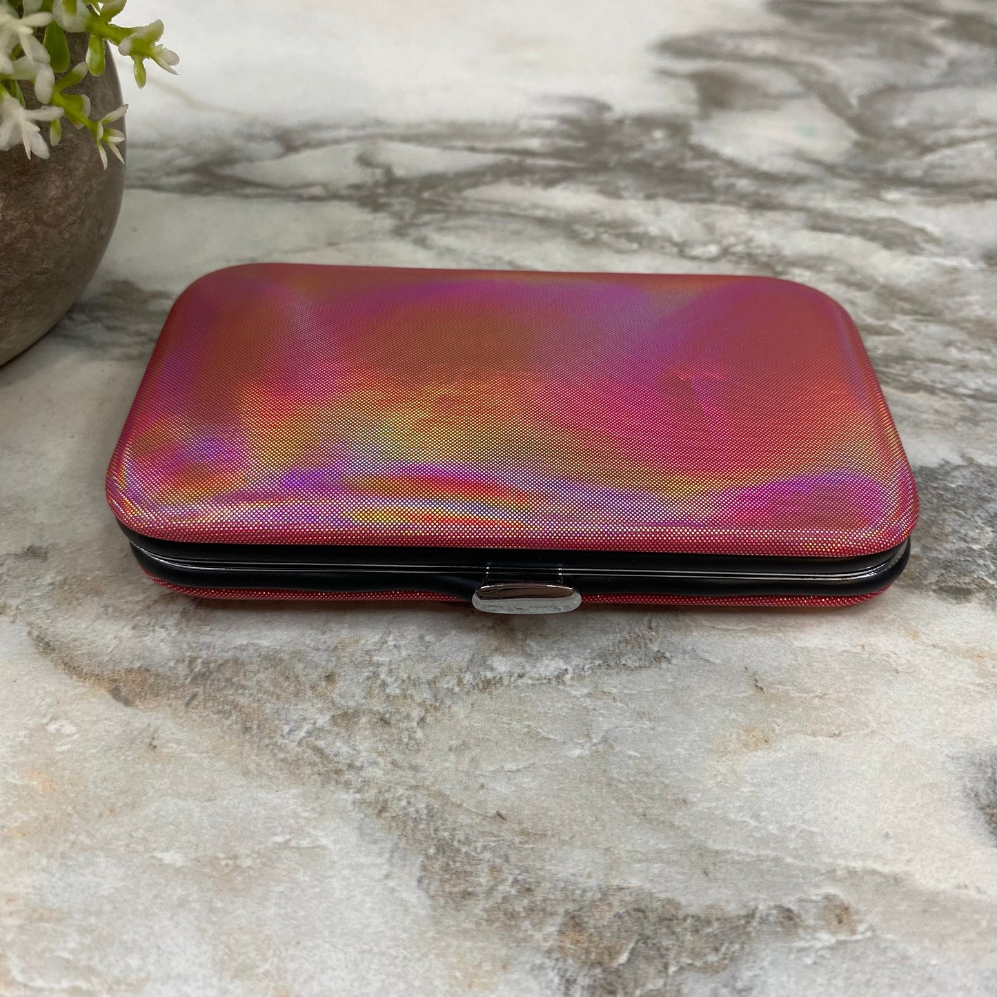 Manicure Nail Case & Set - Solid Holographic