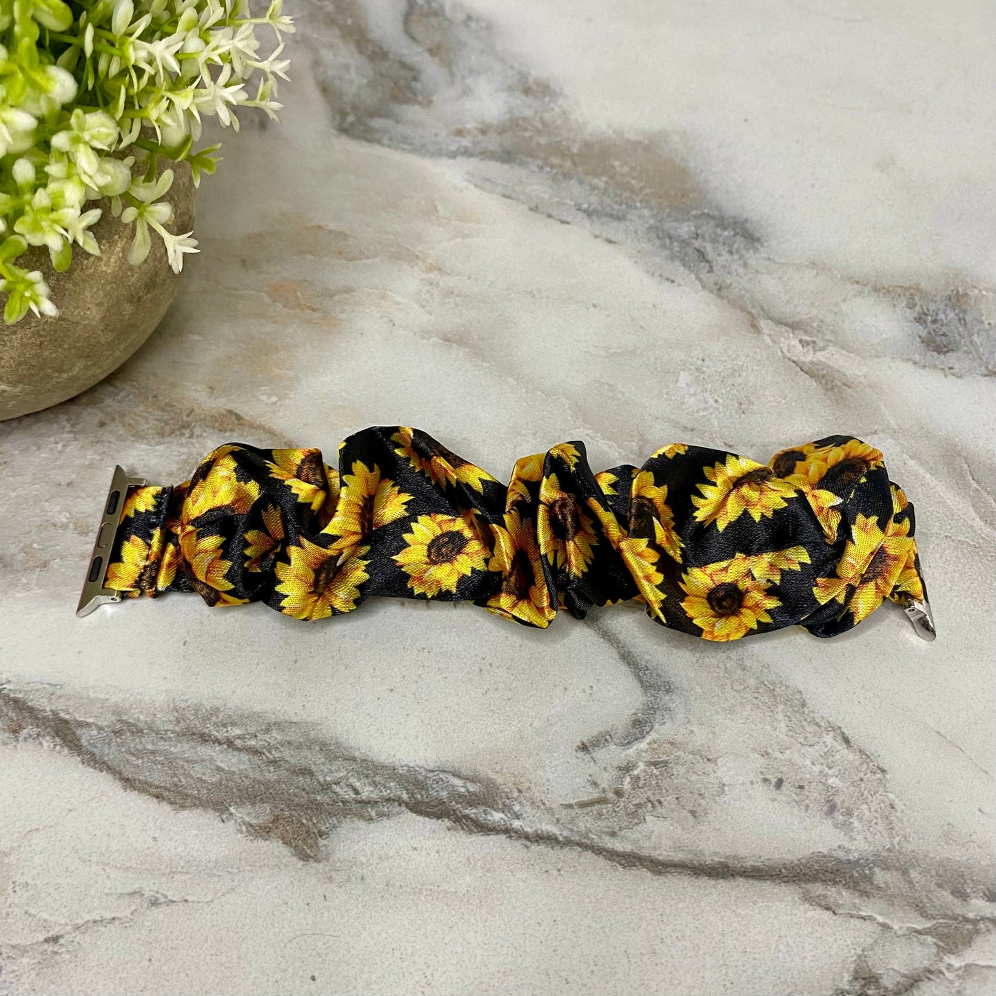 Watch Band - Scrunchie - Sunflower