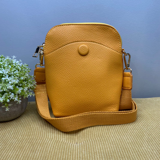 Evelyn Crossbody Purse - Yellow