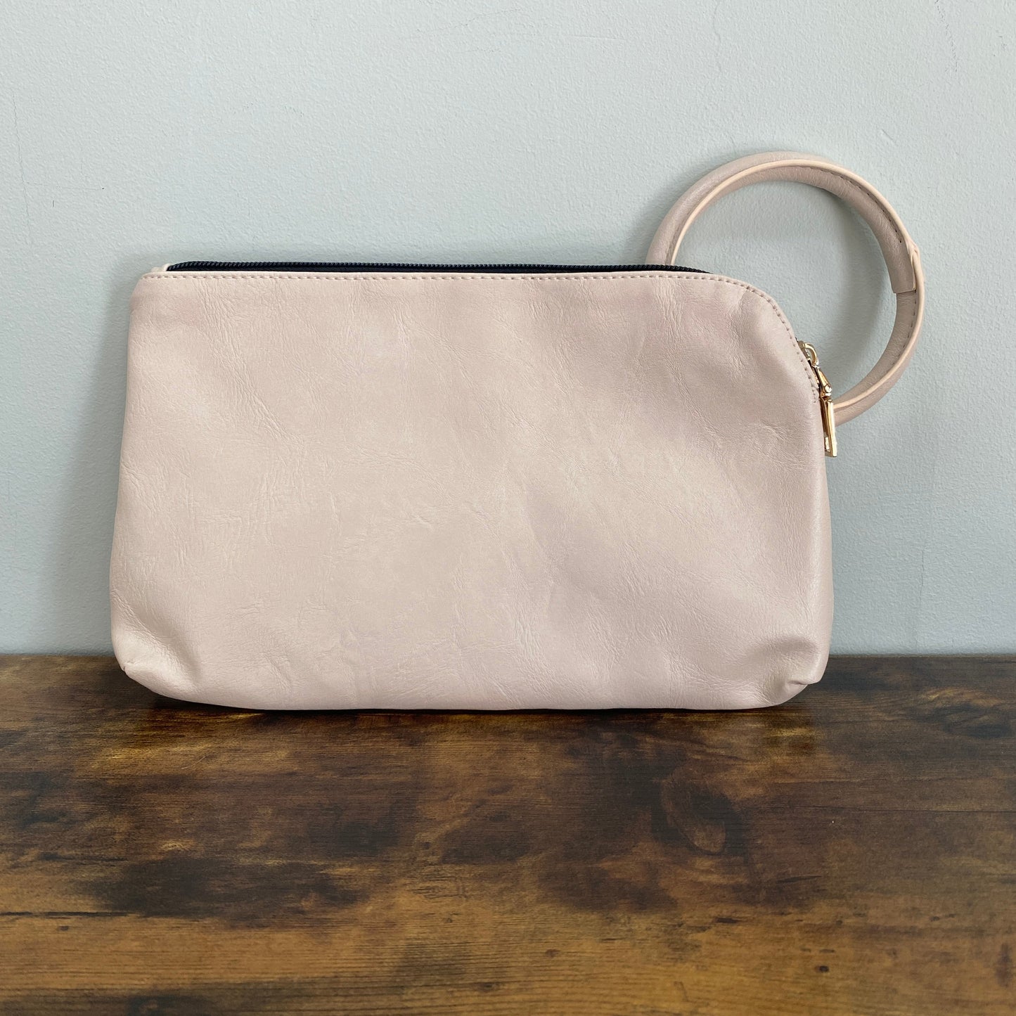 Luna Clutch - Faux Leather with Wrist Loop