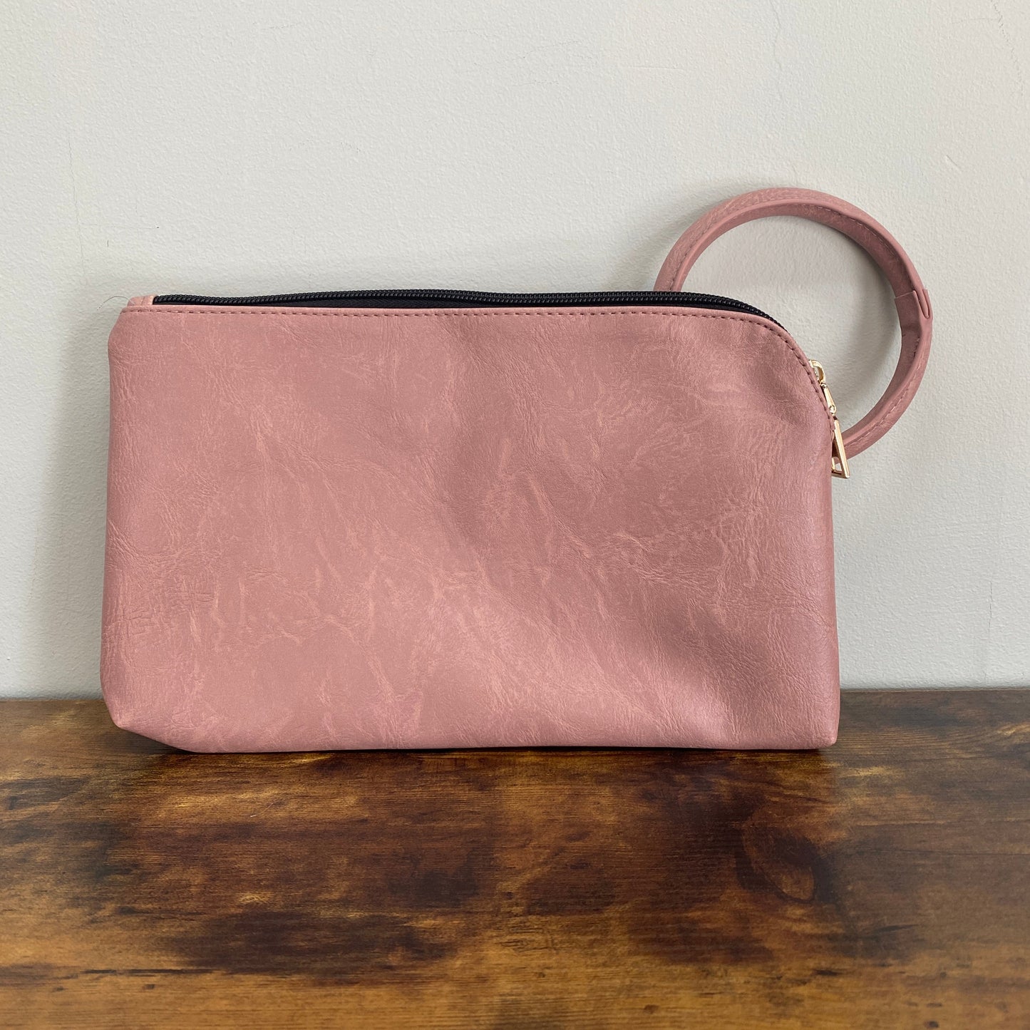 Luna Clutch - Faux Leather with Wrist Loop -LOCAL PICK UP OPTION