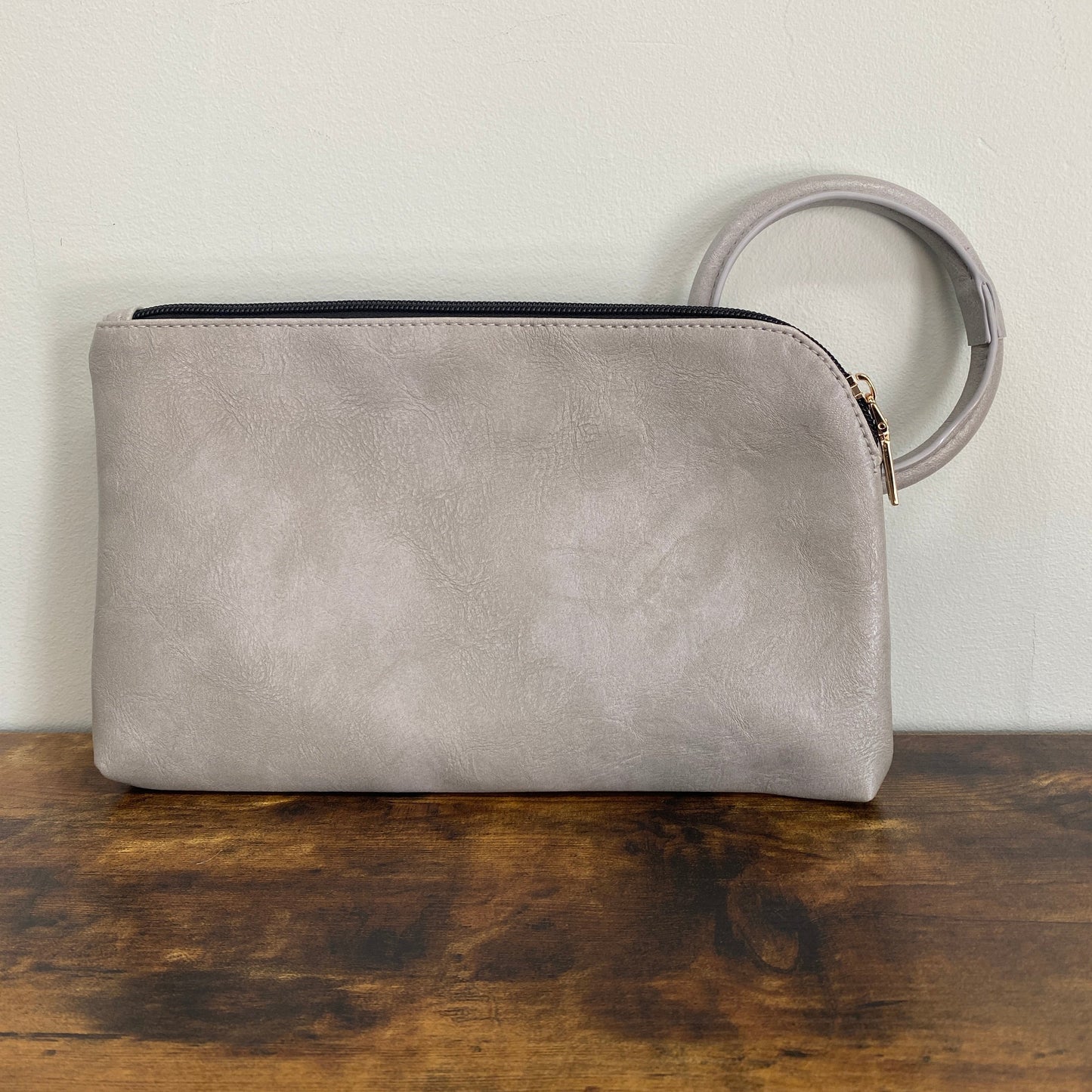 Luna Clutch - Faux Leather with Wrist Loop -LOCAL PICK UP OPTION