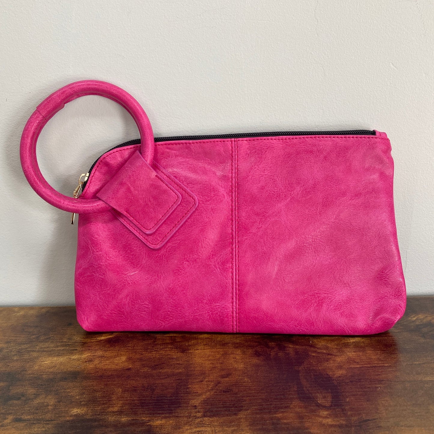 Luna Clutch - Faux Leather with Wrist Loop -LOCAL PICK UP OPTION