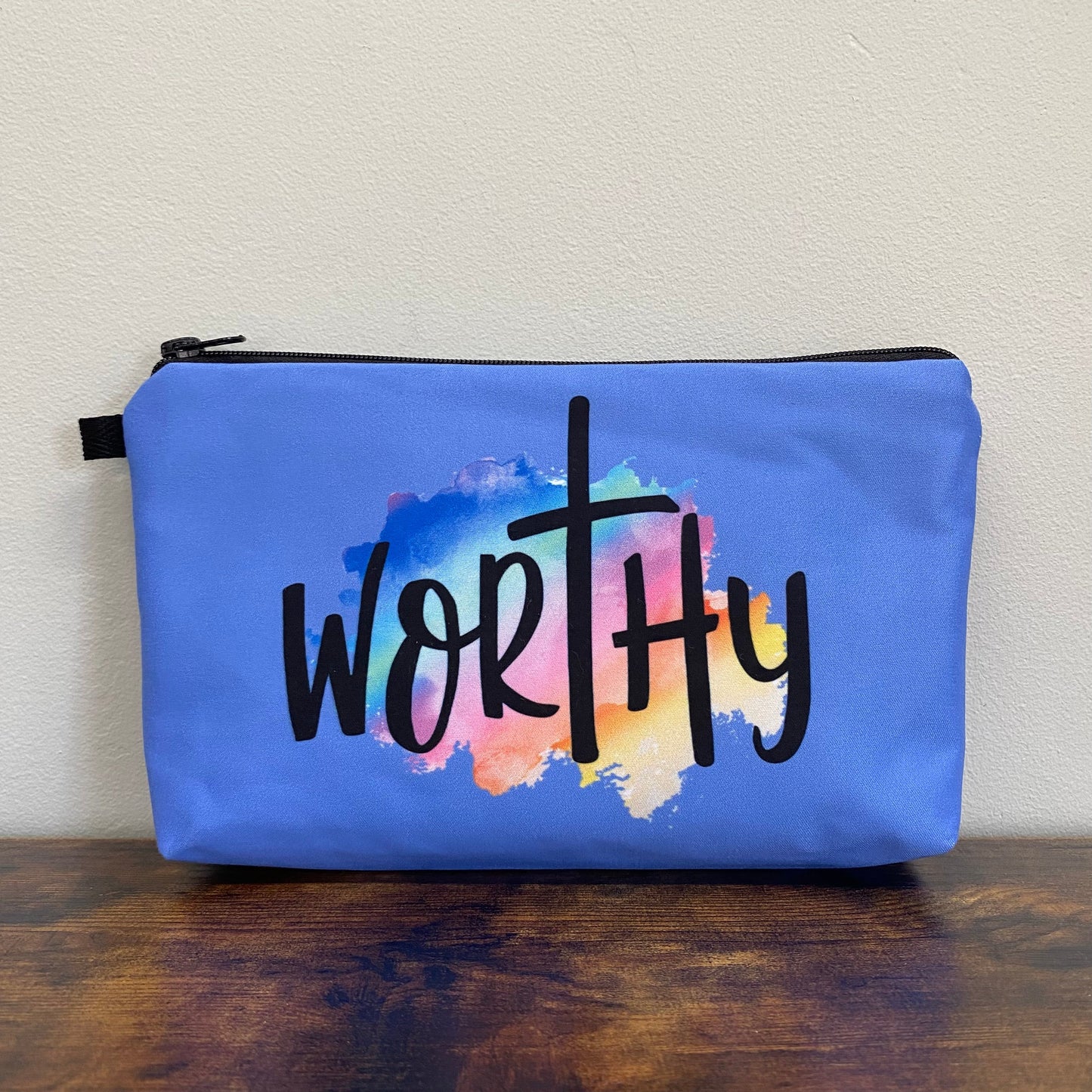 Pouch - Religious, Worthy Blue